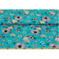 Baumwolle Rotkehlchen rosa